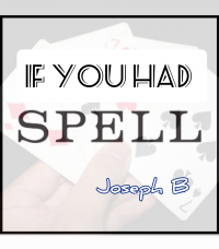 IF YOU HAD SPELL BY Joseph B. (Instant Download)