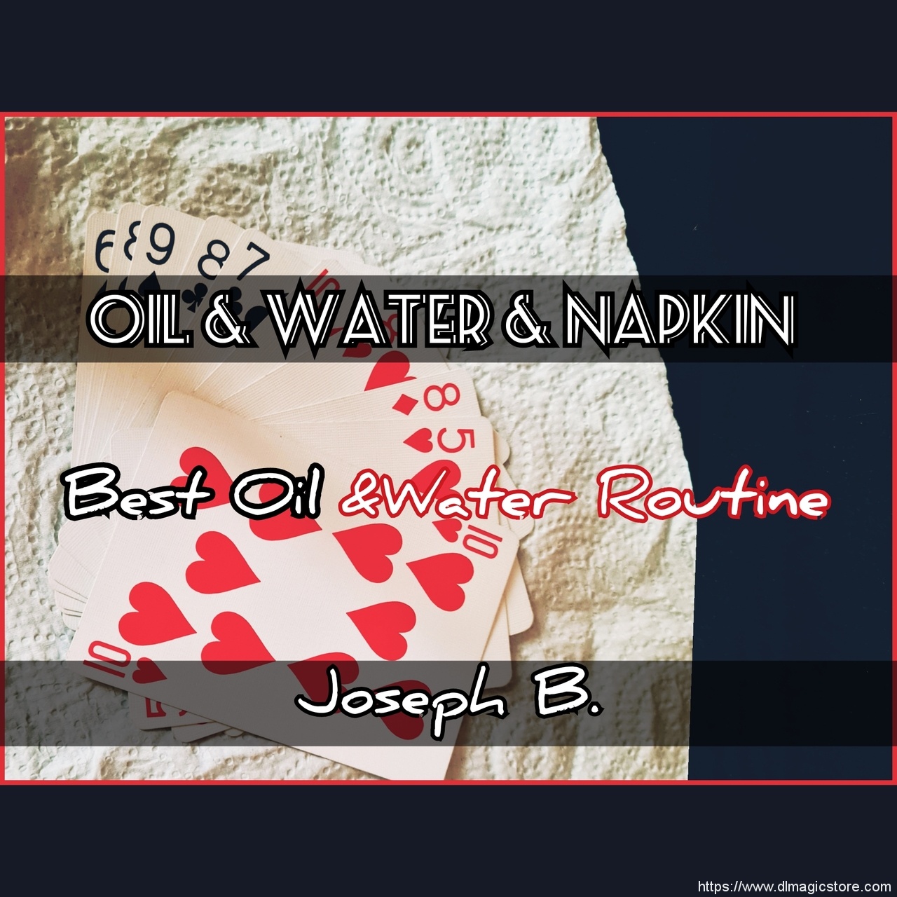 NAPKIN OIL AND WATER by Joseph B. (Instant Download)
