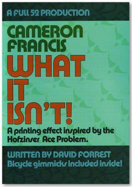 What It Isn’t by Cameron Francis