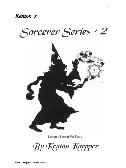 Sorcerer Series 2 by Kenton Knepper