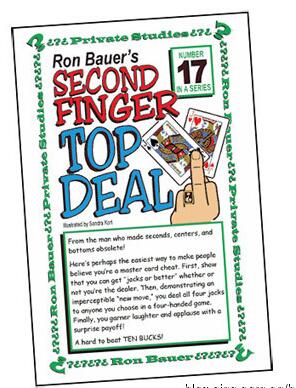 Ron Bauer 17 Second Finger Top Deal