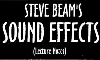 Sound Effects by Steve Beam