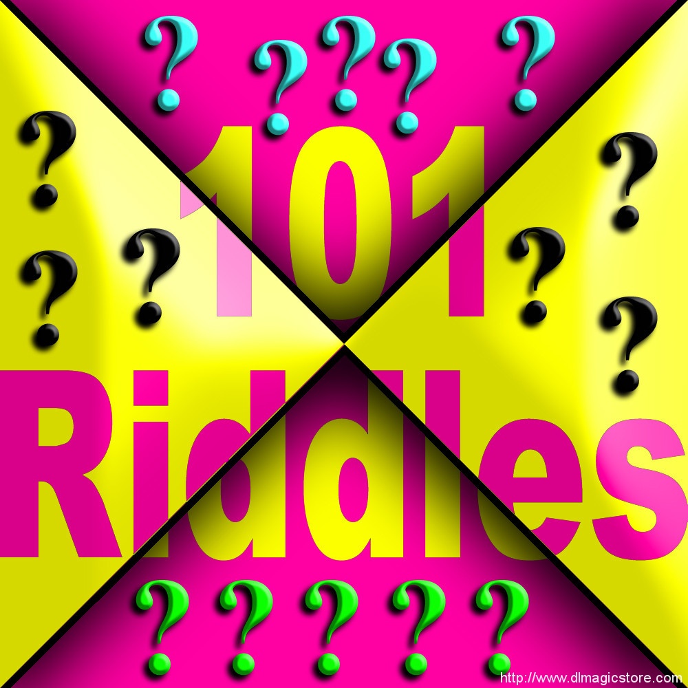 101 Riddles, How To Write Them & Use Them In Your Show (Instant Download)