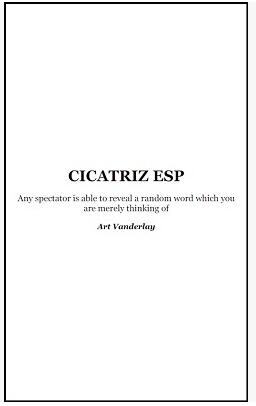 Cicatriz ESP by Art Vanderlay