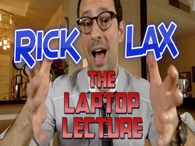 Laptop Lecture by Rick Lax