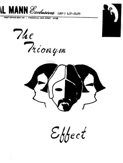 The Trionym Effect by Al Mann