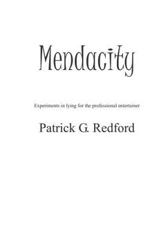 Mendacity by Patrick G Redford