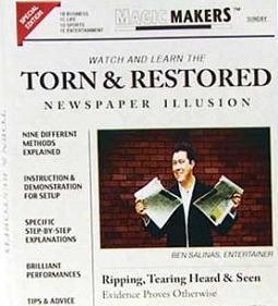 Torn & Restored Newspaper by Ben Salinas