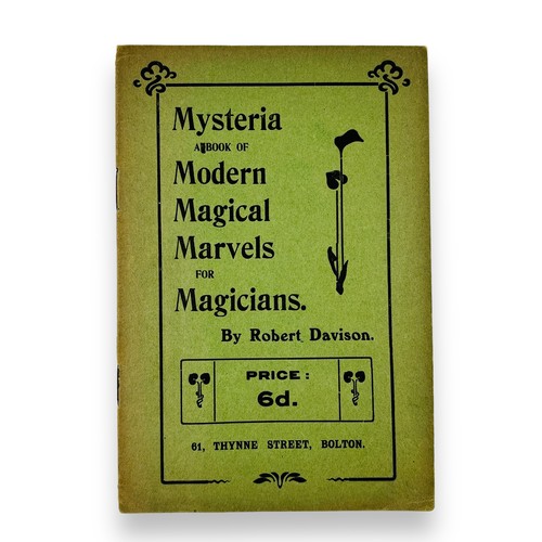 A Book of Modern Magical Marvels for Magicians by Robert Davison
