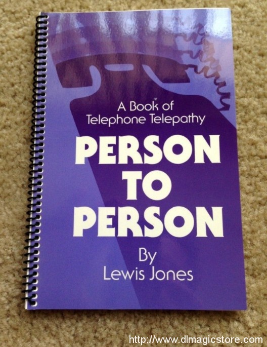 A Book of Telephone Telepathy – Person to Person By Lewis Jones