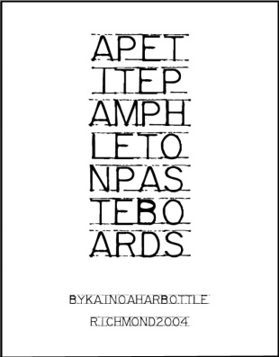 A Petite Pamphlet on Pasteboards by Kainoa Harbottle