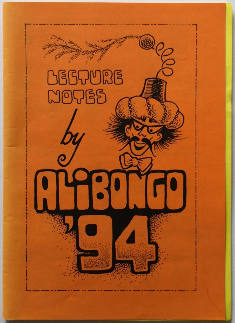 Ali Bongo – Lecture Notes 1994