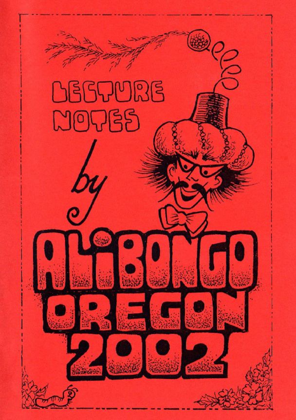 Ali Bongo – Lecture Notes Oregon 2002