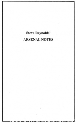 Arsenal Notes by Steve Reynolds
