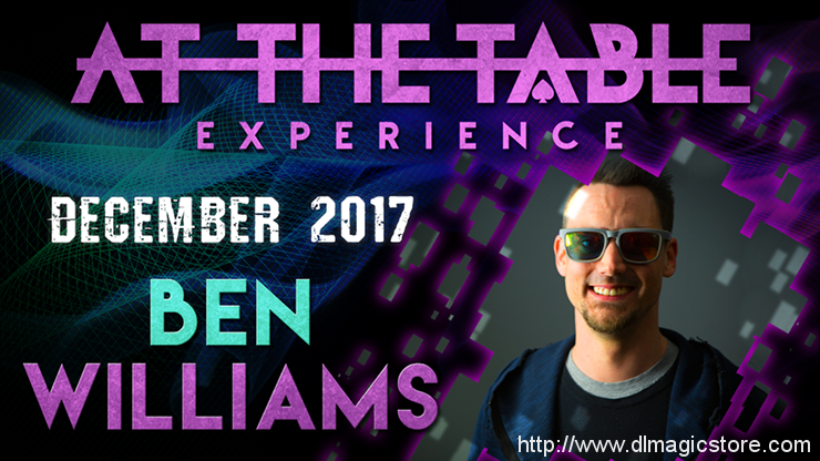 At The Table Live Lecture Ben Williams December 6th 2017