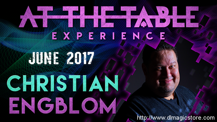 At The Table Live Lecture Christian Engblom June 21st 2017