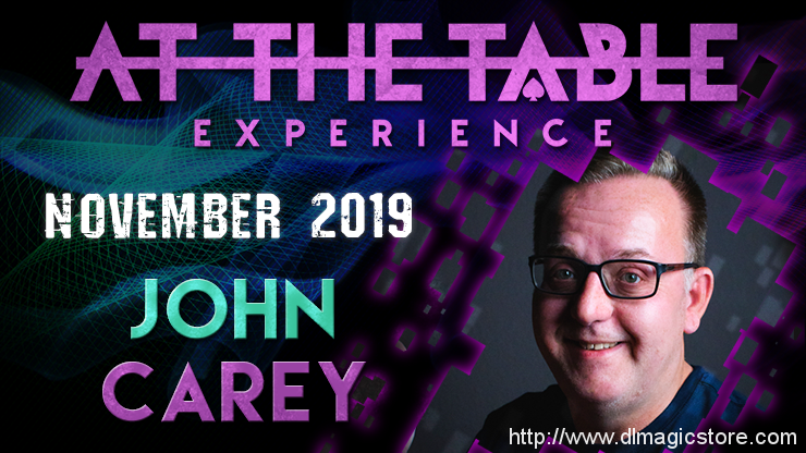 At The Table Live Lecture John Carey 2 November 20th 2019