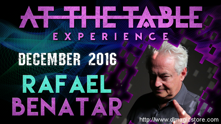 At The Table Live Lecture Rafael Benatar December 7th 2016