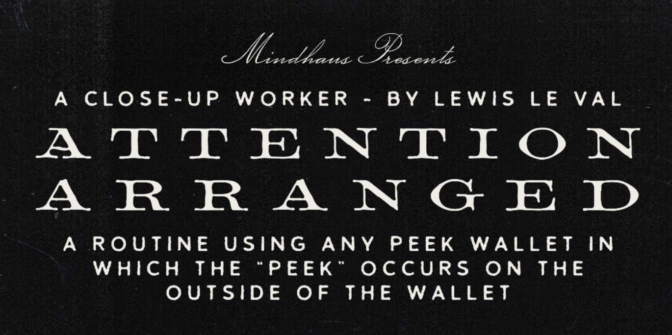 Attention Arranged By Lewis Le Val