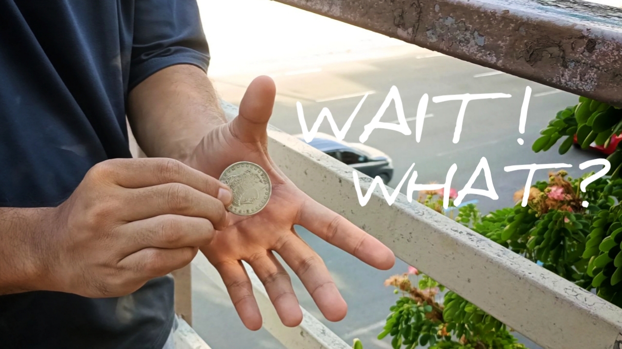 WAIT! WHAT? BLINKING COIN by Rogelio Mechilina (Instant Download)