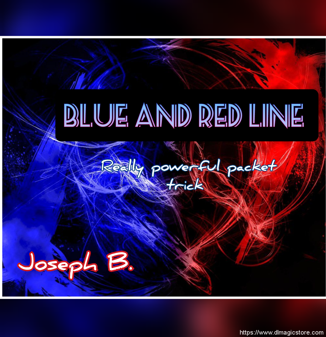 BLUE AND RED LINE by Joseph B. (Instant Download)