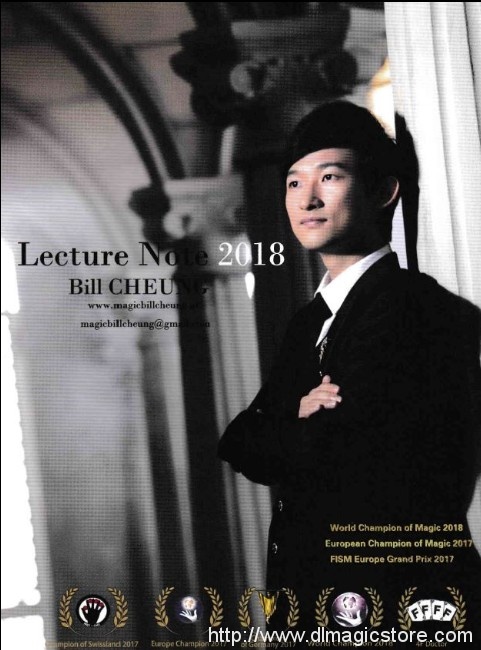 Bill Cheung – Lecture Notes 2018