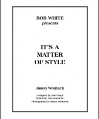 Bob White – It’s a Matter of Style (Instant Download)