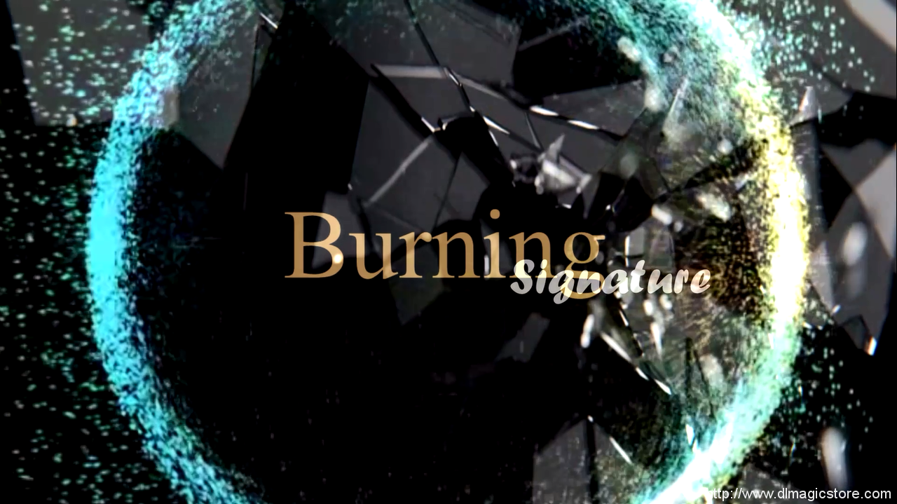 Burning Signature by Mustafa Ahmed