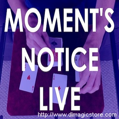 Moment’s Notice Live by Cameron Francis