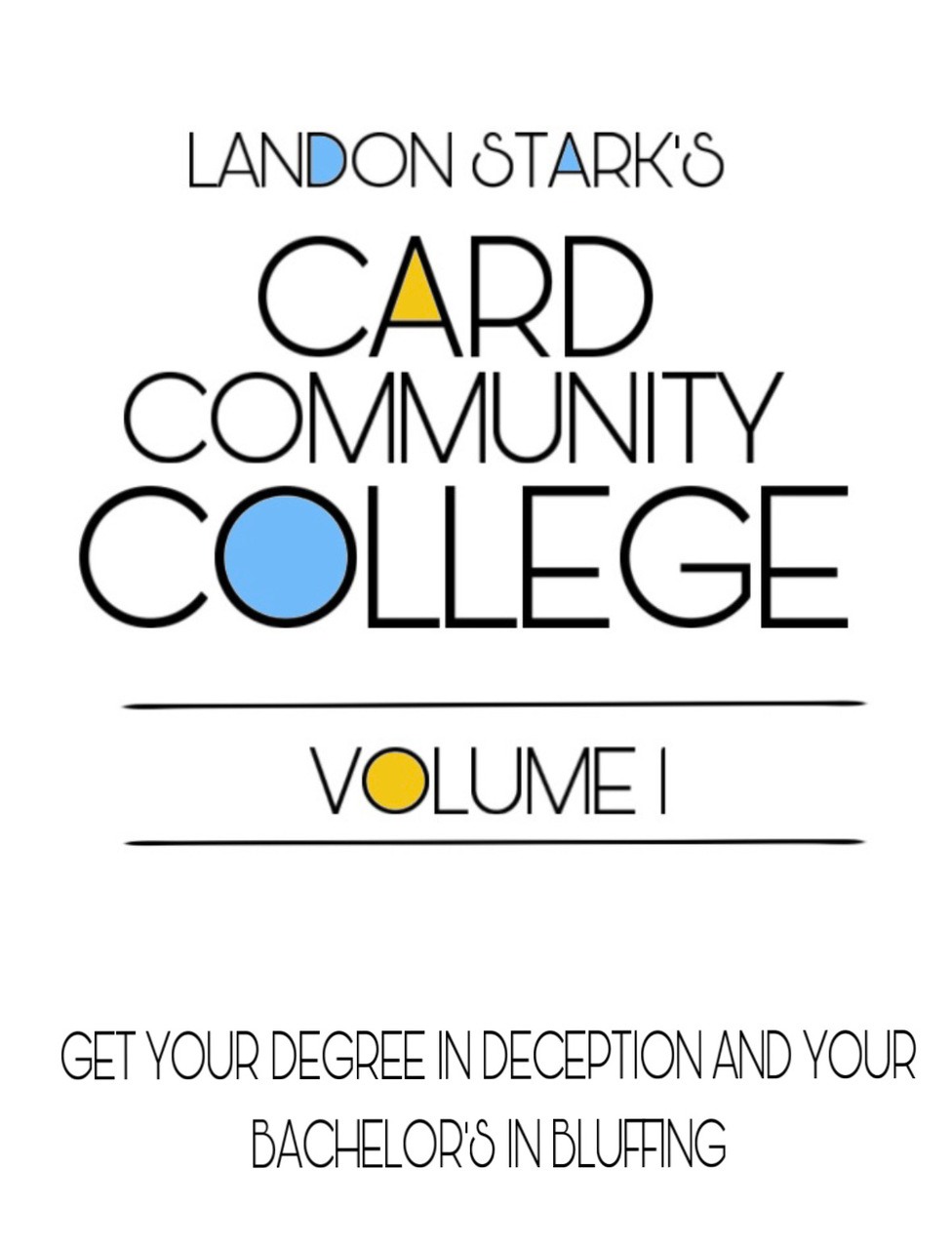 Card Community College by Landon Stark (Instant Download)