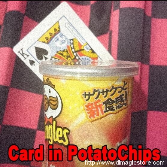 Card in Potato Chips by Tejinaya