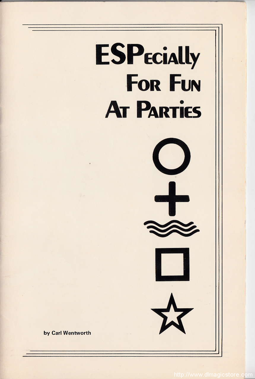 Carl Wentworth – ESPecially for Fun at Parties