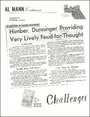 Challenges by Al Mann