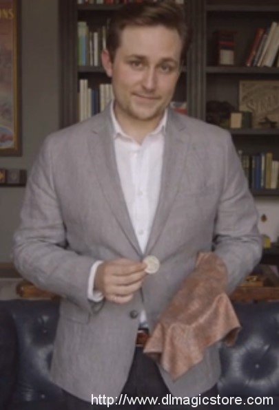 Coin Through Handkerchief by Elliott Terral