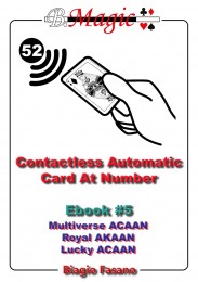 Contactless Automatic Card At Number – Ebook 5 by Biagio Fasano (B. Magic) (Instant Download)