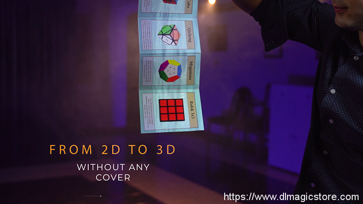 Rubik’s Cube 3D Advertising by Henry Evans and Martin Braessas (Gimmicks Not Included)