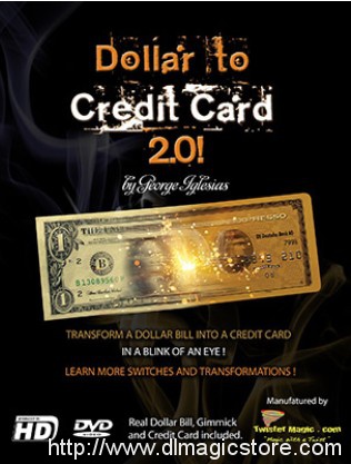 Dollar to Credit Card 2.0 by Twister Magic