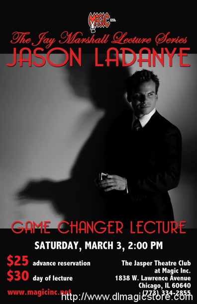 Game Changer Lecture by Jason Ladanye 2018