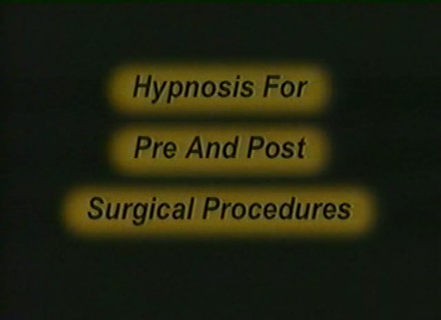 Gerald Kein – Hypnosis for Pre and Post Surgical Procedures