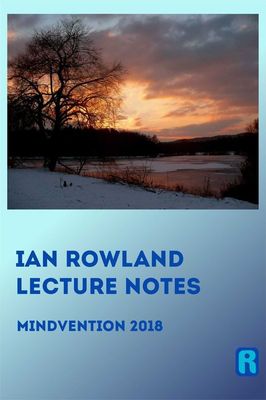 Ian Rowland – Lecture Notes Mindvention 2018