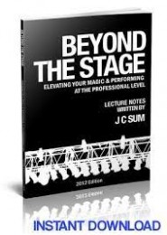 J C Sum – BEYOND THE STAGE LECTURE NOTES (PDF)