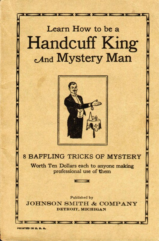 Jonson Smith – Learn How to Be a Handcuff King and Mystery Man