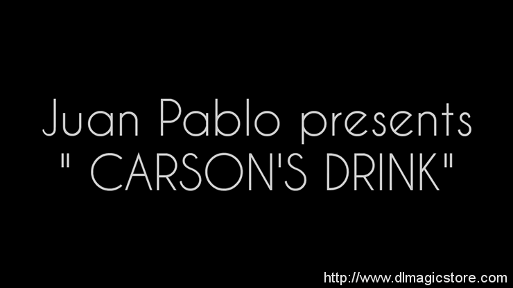 Juan Pablo – Carson’s Drink (Gimmick Not Included)