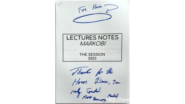 Lecture Notes The Session 2023 by Markobi