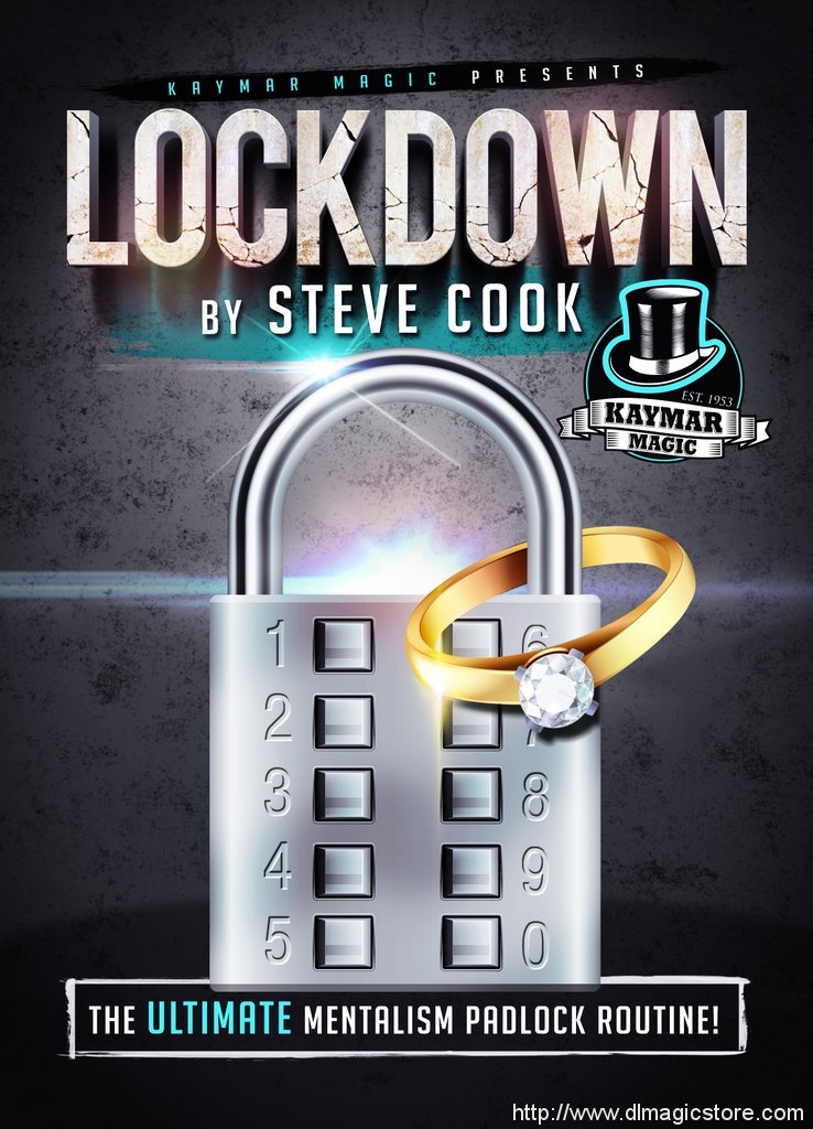 Lockdown by Steve Cook and Kaymar Magic (Gimmick Not Included)