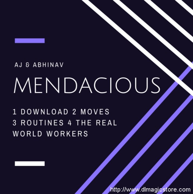 MENDACIOUS by AJ & Abhinav (Instant Download)
