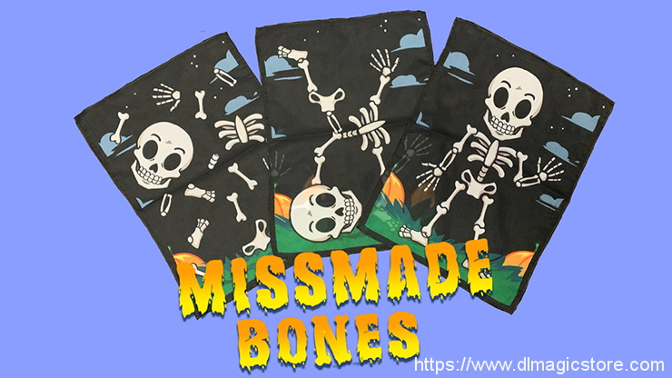 MISMADE BONES by Magic and Trick Defma (Gimmick Not Included)