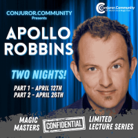 Magic Masters Confidential Apollo Robbins Part 1-2 By Conjuror Community Club