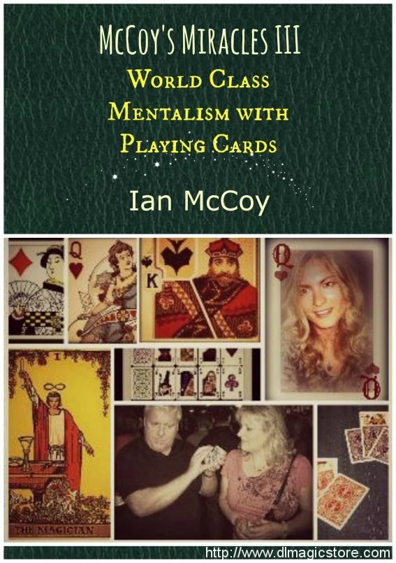 McCoys Miracles III World Class Mentalism With Playing Card by Ian McCoys