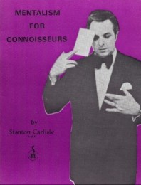 Mentalism for Connoisseurs by Stanton Carlisle